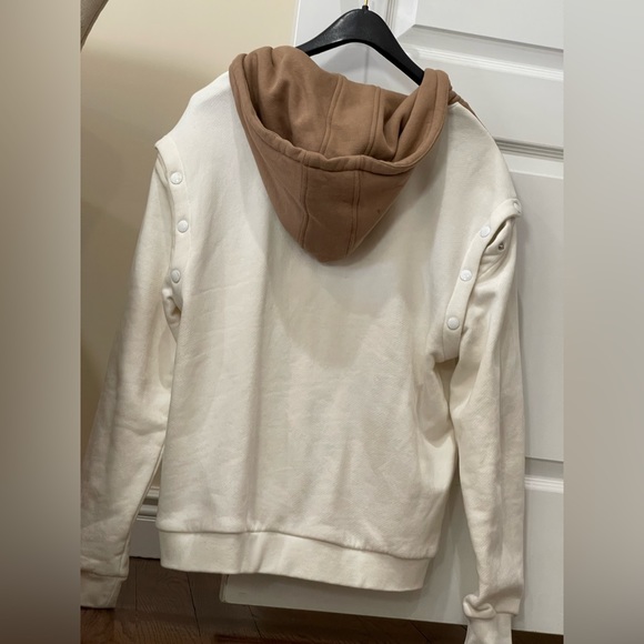 Mens Gucci web stripe trim zip up hoodie with removable sleeves size M - Picture 5 of 5